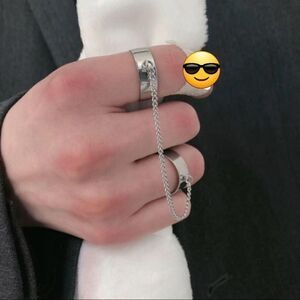 2/$20 Brand New S925 Silver Chain Rings